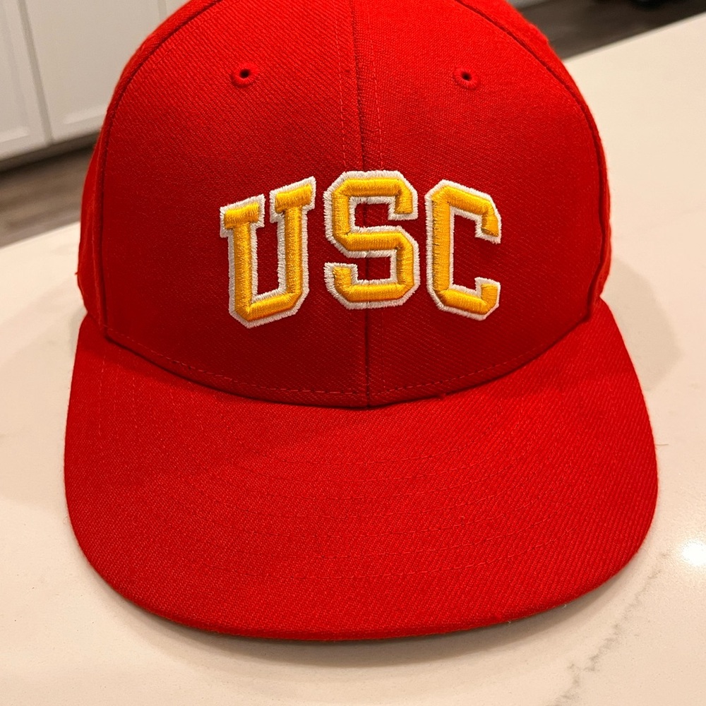 USC Southern California Trojans Strap Back Cap NCAA College Football Red